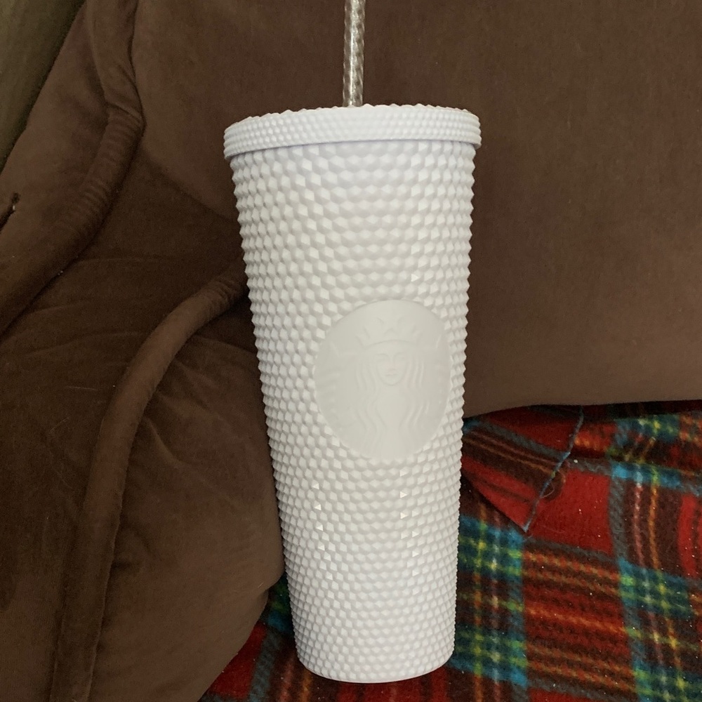 Starbucks White Studded Tumbler